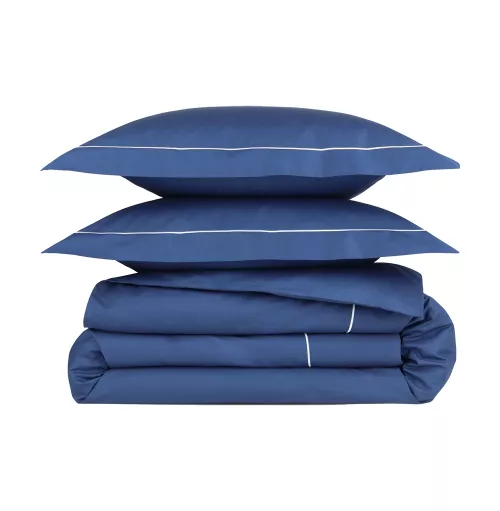 Housse de Couette et Taies d'oreiller à Volants Percale