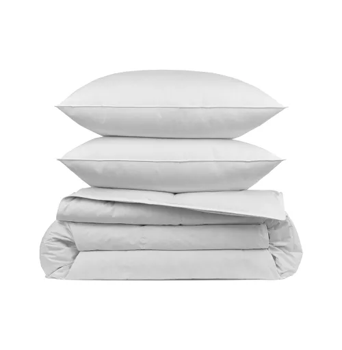 Ensemble Oreillers & Couette en Duvet d'Oie