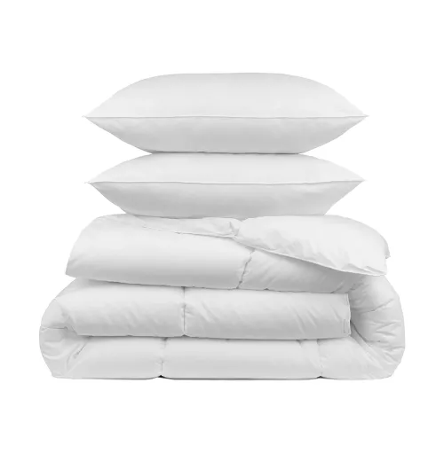 Ensemble Oreillers & Couette en Microfibre