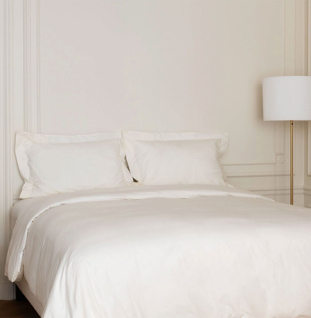 Housse de Couette et Taies d'oreiller à Volants Percale 3